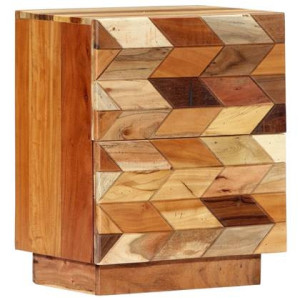 Prolenta Premium - Nachtkastje 40x30x50 cm massief gerecycled hout
