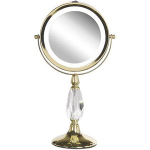 Beliani - MAURY - make-up spiegel - Goud - IJzer
