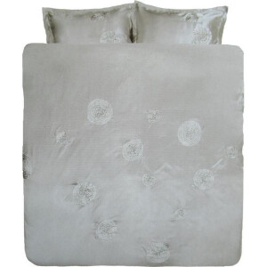 Cinderella Brooklyn Dekbedovertrek - Eenpersoons - 140x200/220 cm - Zilver