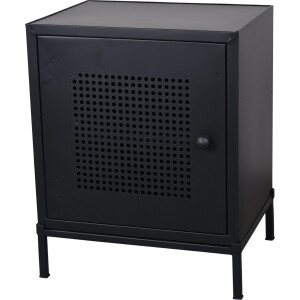 LOFT42 Weby Nachtkastje Industrieel - Zwart - 50x40x30cm