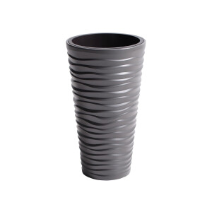 Prosperplast Bloempot (Grijs, 35 x 35 x 62 cm)