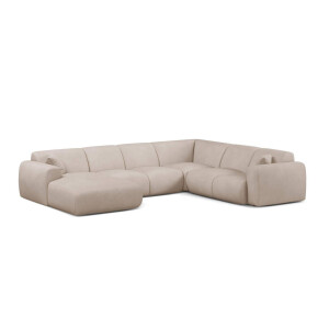 Modulaire hoekbank Molino rechts chenille | Micadoni Home
