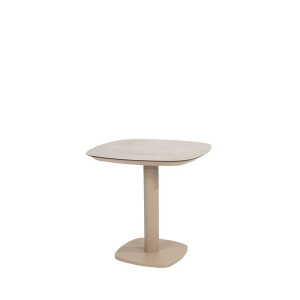 Taste by 4 Seasons Bistrotafel Manolo Licht Grijs - Latte Keramiek 75 x 75 cm