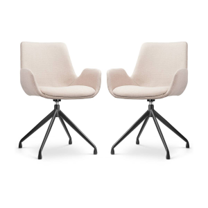 Set van 2 eetkamerstoelen Nola-Eef draaibaar | Nolon