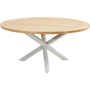 Taste by 4 Seasons Diningtafel Prado Teak-Frost Grey Ø160 cm