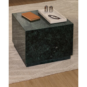 Kave Home Salontafel 'Sorein' Marmer, 50 x 50cm, kleur Groen