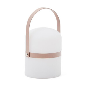 Kave Home Tafellamp 'Ridley' LED, oplaadbaar, kleur Roze