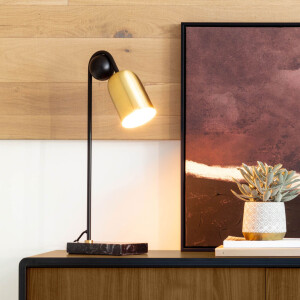 Kave Home Tafellamp 'Natsumi', kleur Koper