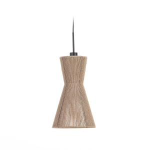 Kave Home Lampenkap 'Crista' Jute, Ø25cm