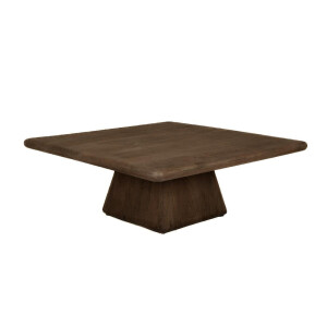 Tower Living Vierkante Salontafel 'Asti' Mangohout, 90 x 90cm, kleur Bruin