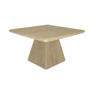 Tower Living Vierkante Eettafel 'Asti' Mangohout, 130 x 130cm, kleur Naturel