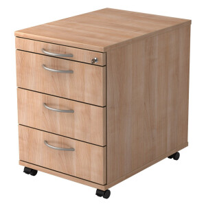 SIGNA AC30 BM - Rolcontainer Walnoot Metalen handgreep