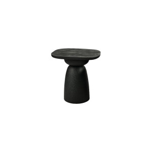 Tower Living Bijzettafel 'Barza' Mangohout, 45 x 45cm, kleur Zwart