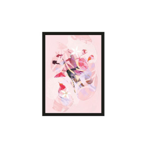 Urban Cotton Artprint 'Vogel Roze' 50 x 70cm