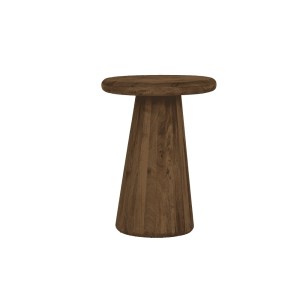 Tower Living Ronde Bijzettafel 'Asti' Mangohout, 40cm, kleur Bruin