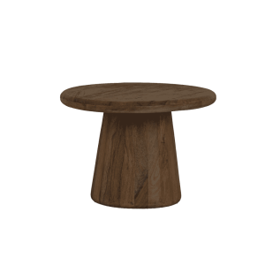 Tower Living Ronde Bijzettafel 'Asti' Mangohout, 60cm, kleur Bruin