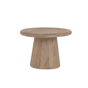 Tower Living Ronde Bijzettafel 'Asti' Mangohout, 60cm, kleur Naturel
