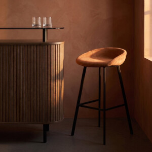 Barkruk Finn - Oranje Stoelen 43x41x87 Cm Dekbed Discounter - Dekbed-Discounter.nl