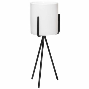 QUVIO Bloempot met metalen driepoot - Diameter 8,5 cm