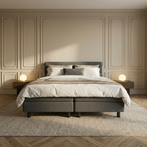 Boxspring Hotel - Grijs - Dekbed-Discounter.nl