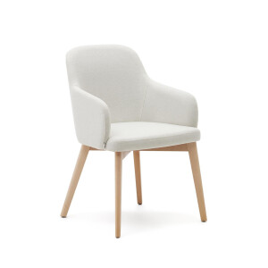 Kave Home Eetkamerstoel 'Nelida' kleur Beige
