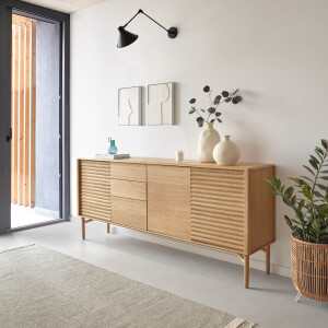 Kave Home Dressoir 'Lenon' Eikenhout, 200cm
