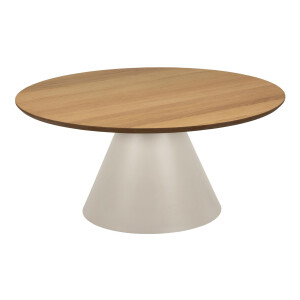 Bendt Ronde Salontafel 'Anemone' Eiken, 85cm