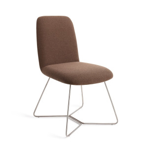 Jesper Home Eetkamerstoel 'Taiwa' Beehive Steel, kleur Rustic Rye