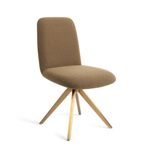 Jesper Home Eetkamerstoel 'Taiwa' Draaibaar, Turn Gold, kleur Willow