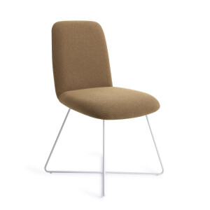 Jesper Home Eetkamerstoel 'Taiwa' Cross White, kleur Willow