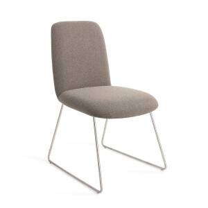 Jesper Home Eetkamerstoel 'Taiwa' Slide Steel, kleur Foggy Fusion