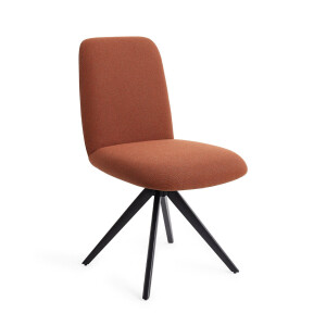 Jesper Home Eetkamerstoel 'Taiwa' Draaibaar, Turn Black, kleur Hearth Harmony
