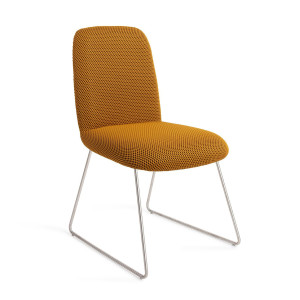 Jesper Home Eetkamerstoel 'Taiwa' Slide Steel, kleur Groovy Garam