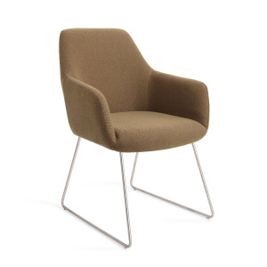 Jesper Home Eetkamerstoel 'Hiroo' Slide Steel, kleur Willow