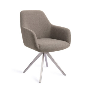 Jesper Home Eetkamerstoel 'Hiroo' Draaibaar, Turn Steel, kleur Foggy Fusion