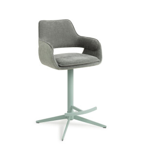 Jesper Home Barkruk 'Oketo' Draaibaar, kleur Green Midori (zithoogte 65cm)