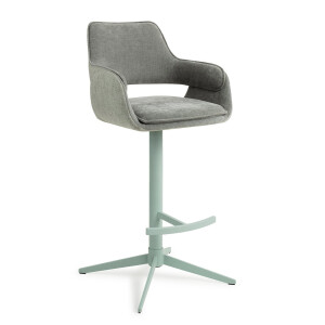 Jesper Home Barkruk 'Oketo' Draaibaar, kleur Green Midori (zithoogte 75cm)