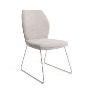 Jesper Home Eetkamerstoel 'Ikata' Slide Steel, kleur Pretty Plaster