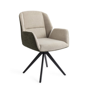 Jesper Home Eetkamerstoel 'Myoko' Turn Black, Draaibaar, kleur Popeye