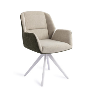 Jesper Home Eetkamerstoel 'Myoko' Turn White, Draaibaar, kleur Popeye