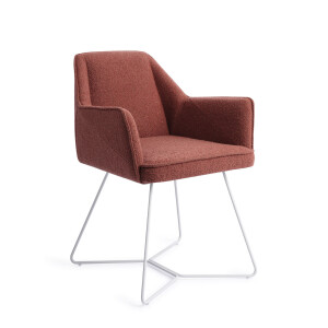 Jesper Home Eetkamerstoel 'Tome' Beehive White, kleur Shabby Saffron