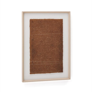 Kave Home Schilderij 'Durkan' 70 x 50cm, kleur Donkerrood