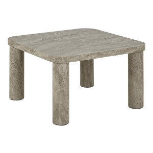 Bendt Salontafel 'Joaquim' Marmerlook, 60 x 60cm, kleur Grijs