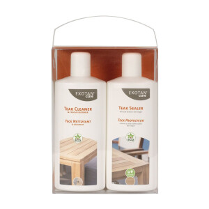 WOOOD Onderhoudsmiddel 'Care' Promotiepakket, Teak Sealer, t.b.v. tuinmeubels