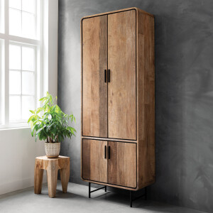 DTP Home Opbergkast 'Evo' Teakhout, 220 x 80cm