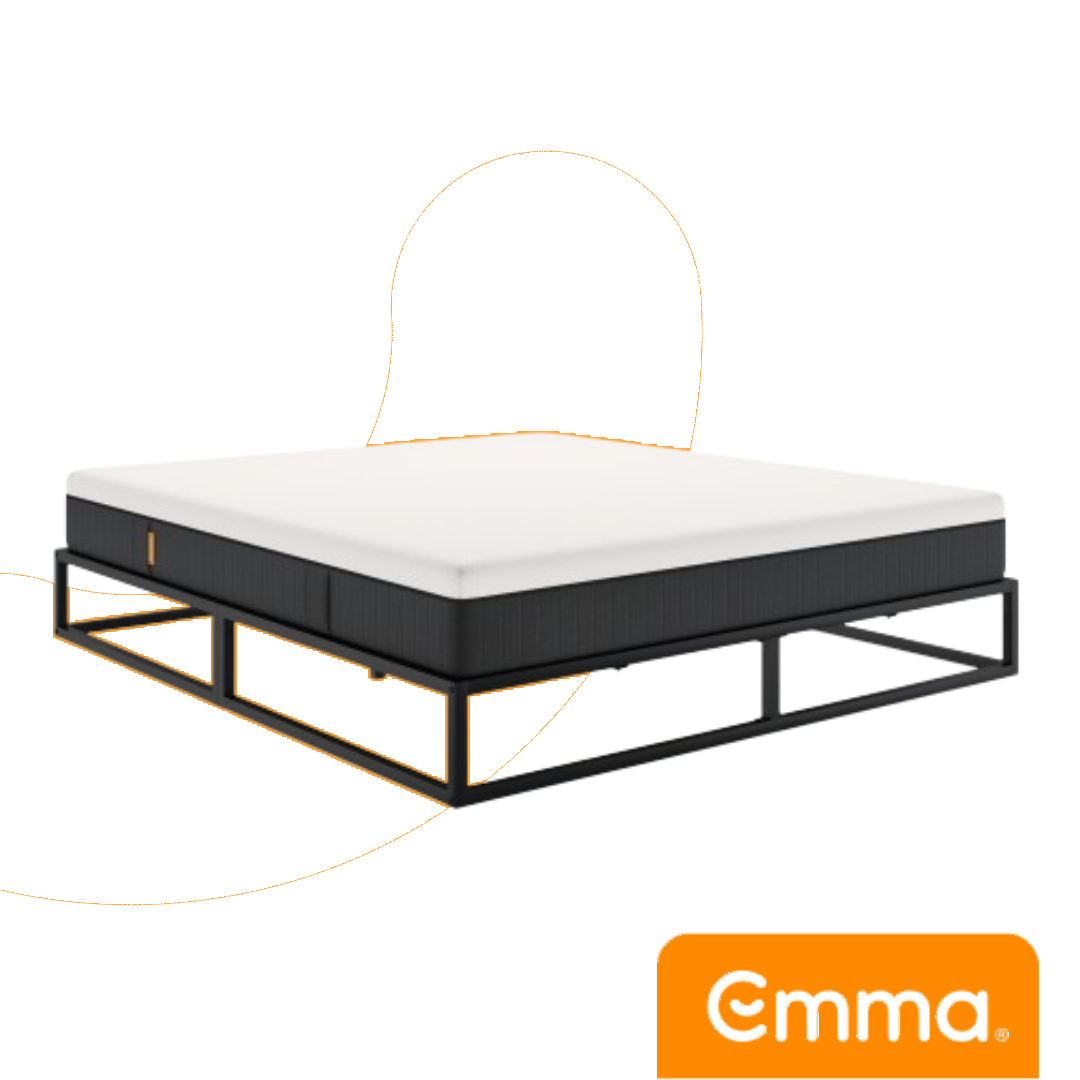 Emma Metalen Bed - 140x200 cm - Hoofdbord