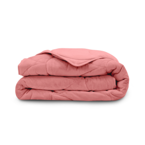 1+1 Gratis Wasbaar Easy Dekbed Zonder Overtrek - Zonder Overtrek Velvet Roze - Exclusief Kussensloop - 240x200 Cm (Lits-Jumeaux) - Zydante - Dekbed-Discounter.nl