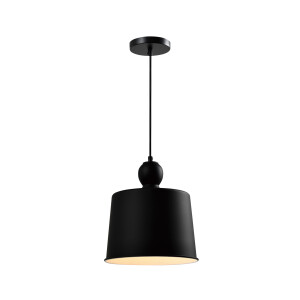 QUVIO Hanglamp retro - Vintage design - D 25 cm - Zwart
