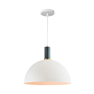 QUVIO Hanglamp retro - Koepel klein - Diameter 36 cm