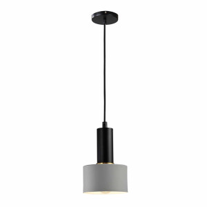 QUVIO Hanglamp modern - Minimalistisch van aluminium - Diameter 12 cm